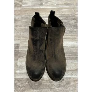 Jessica Cline Dani Boots Black Distressed Women’s 8.5M